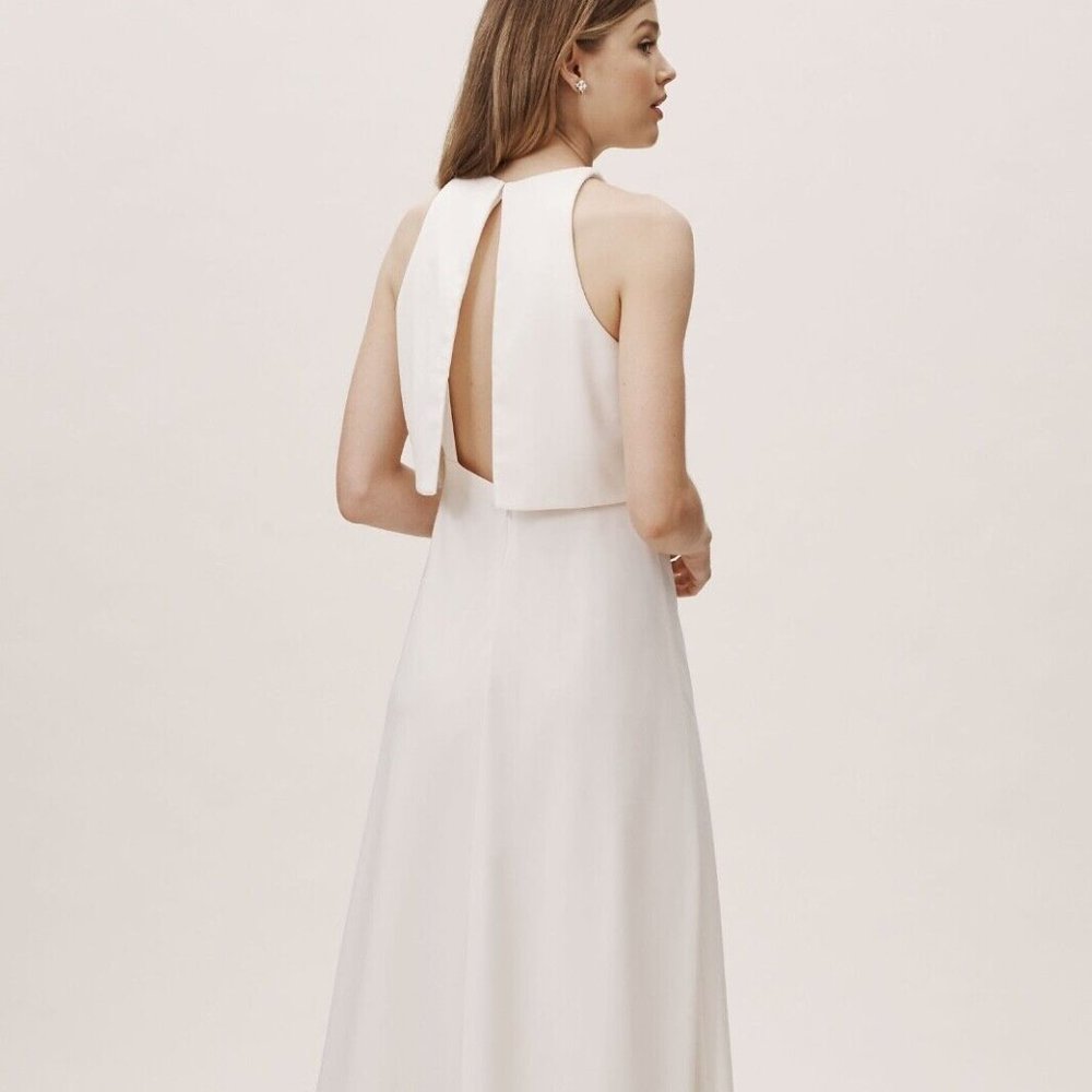 New Jill Jill Stuart Iva Crepe Maxi dress size 2 MSRP: $298 BHLDN